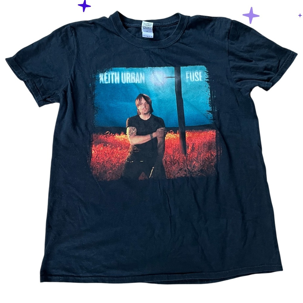 ๐3/$25๐Vintage Keith Urban Graphic Black T-Shirt